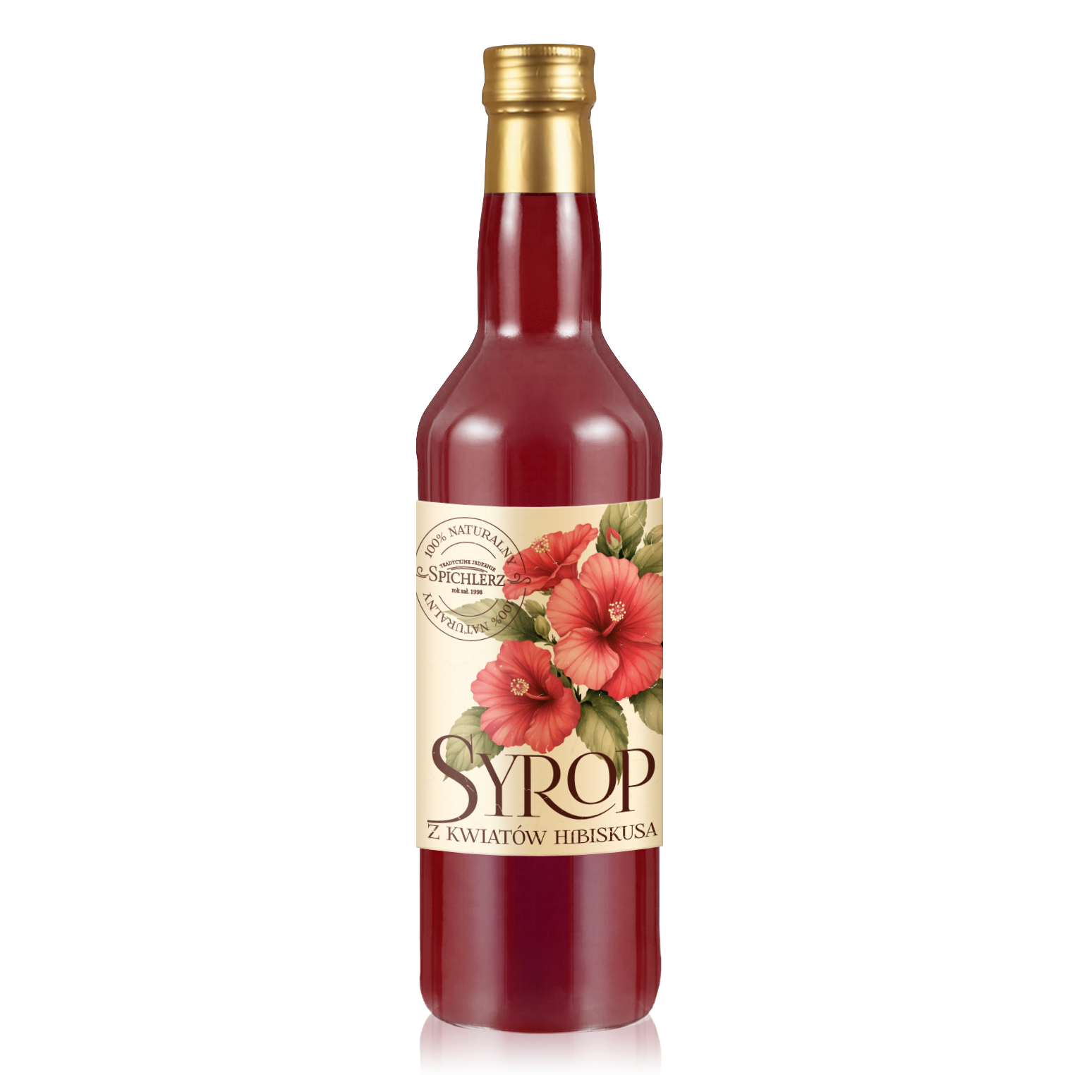 Syrop z kwiatów hibiskusa 700ml 